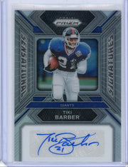 Tiki Barber 2023 Panini Prizm Sensational Signatures auto #'d 099/149