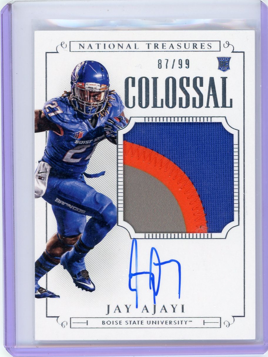 Jay Ajayi 2015 Panini National Treasures Multi-Sport Colossal RPA #'d 87/99