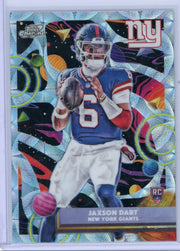 Jaxson Dart 2025 Topps Cosmic Chrome Nucleus Refractor Rookie