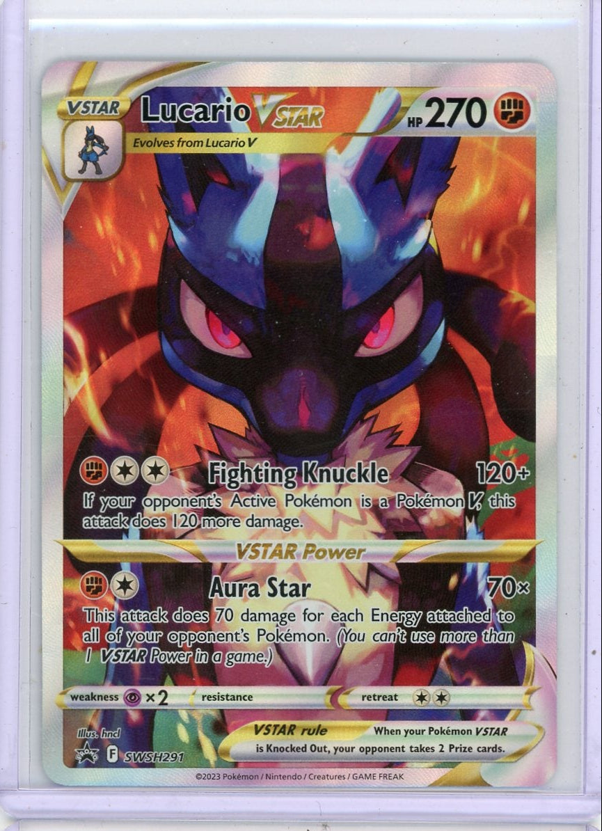 Lucario Vstar Pokémon Black Star Promo #SWSH291
