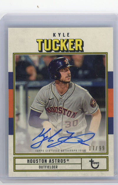 Kyle Tucker 2022 Topps Brooklyn Collection autograph #'d 07/99