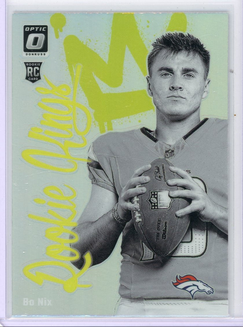 Bo Nix 2024 Panini Donruss Optic Rookie Kings SSP