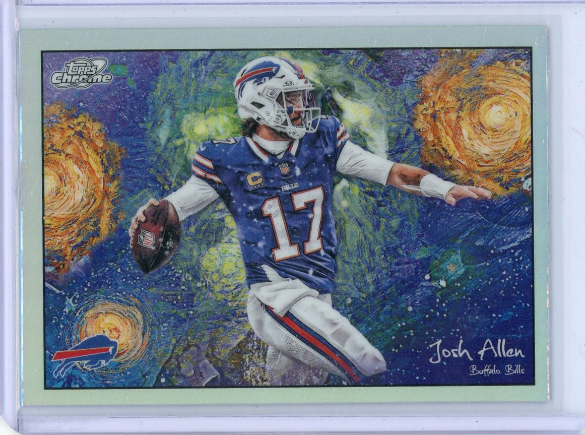 Josh Allen 2025 Topps Cosmic Chrome Stars in the Night