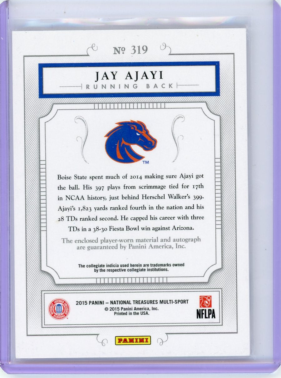 Jay Ajayi 2015 Panini National Treasures Multi-Sport Colossal RPA #'d 87/99