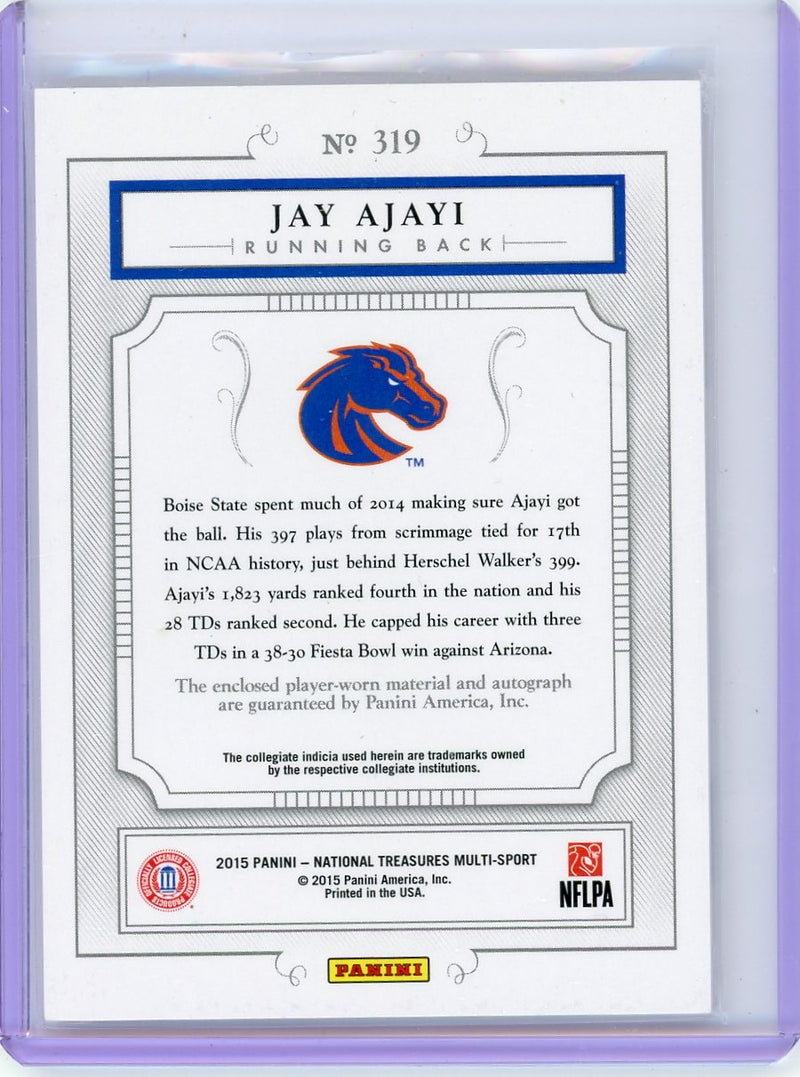 Jay Ajayi 2015 Panini National Treasures Multi-Sport Colossal RPA 