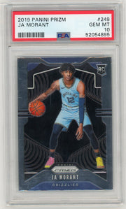 Ja Morant 2019 Panini Prizm Rookie Card PSA 10