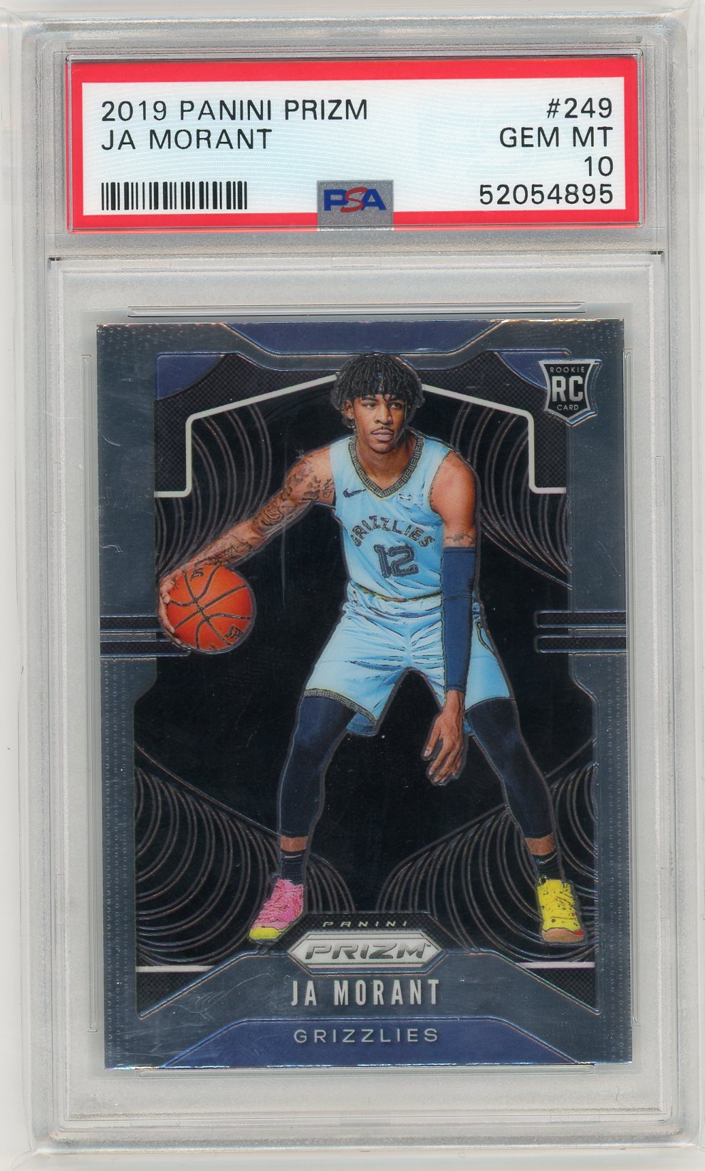 Ja Morant 2019 Panini Prizm Rookie Card PSA 10