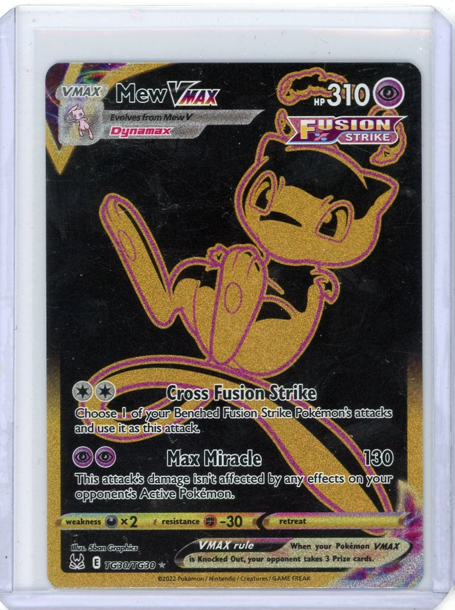 Mew Vmax Pokémon Lost Origin Trainer Gallery Ultra Rare #TG30/TG30