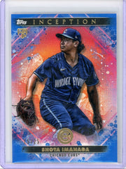 Shota Imanaga 2024 Topps Inception Blue Rookie #'d 15/25