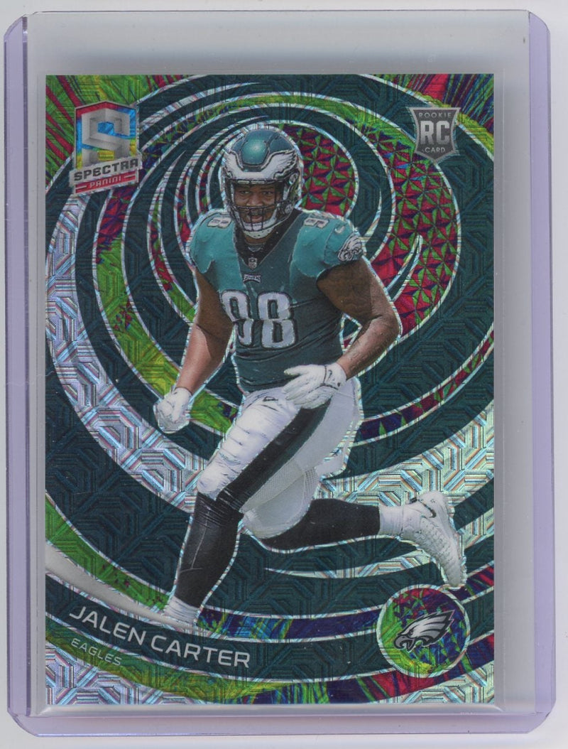 Jalen Carter 2023 Panini Spectra Meta Prizm rookie card 