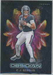 C.J. Stroud 2024 Panini Obsidian Colorblast SSP