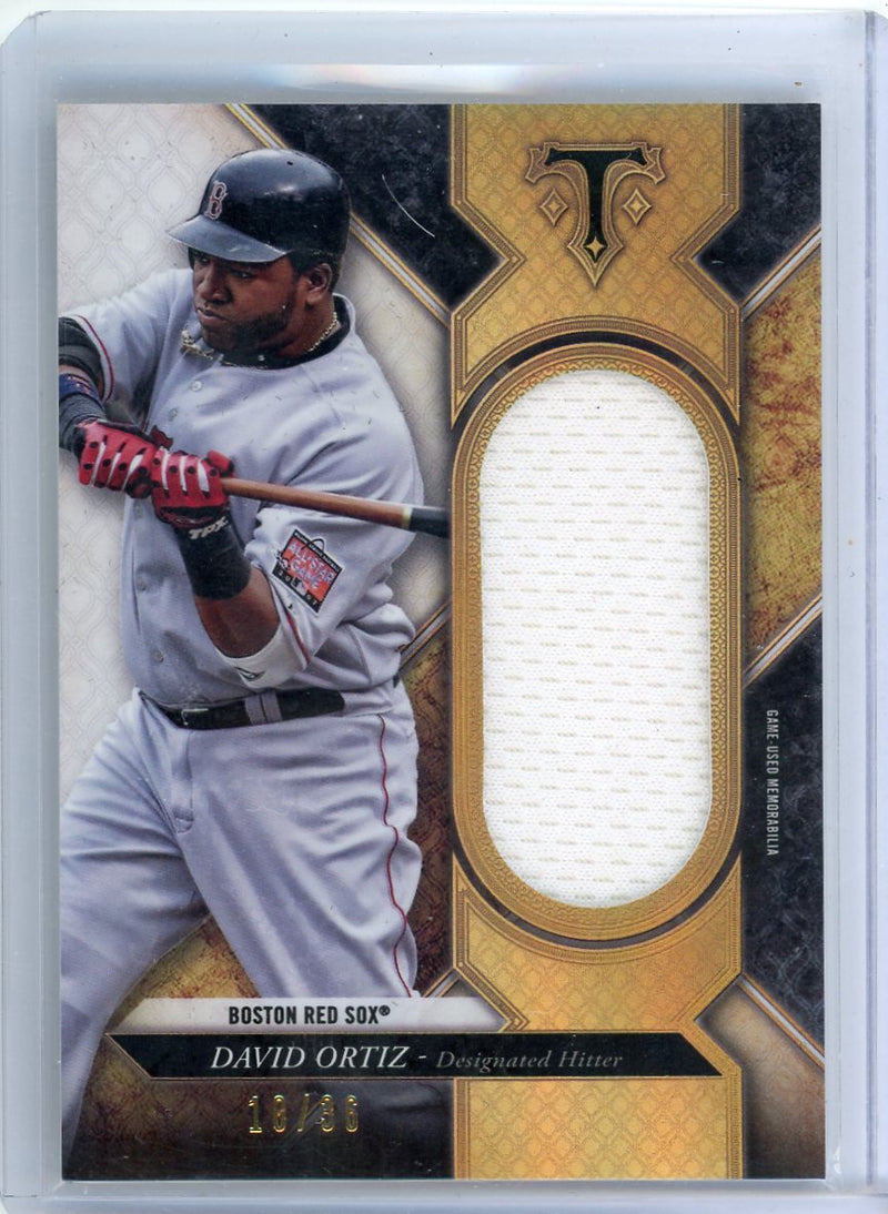 David Ortiz 2017 Topps Triple Threads Unity jumbo relic 