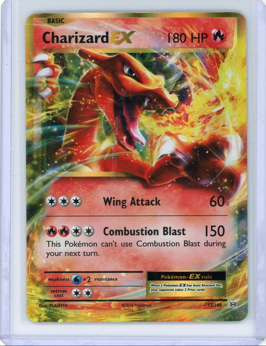 Charizard EX Pokémon Evolutions Ultra-Rare #12/108 LP