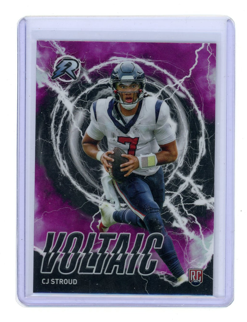 CJ Stroud 2023 Topps Composite Football Resurgence Voltaic Purple Refractor RC