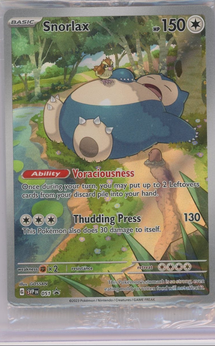 Snorlax Pokémon 151 ETB Black Star Promo #051 (SEALED)