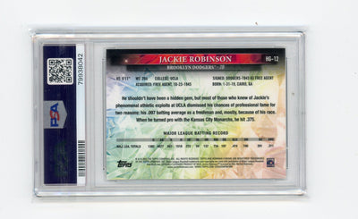 Jackie Robinson 2023 Topps Chrome Hidden Gems SSP PSA 9