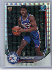 VJ Edgecombe 2025 Bowman Chrome Silver Geometric