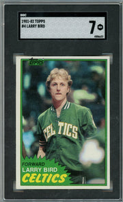 Larry Bird 1981-82 Topps #4 SGC 7
