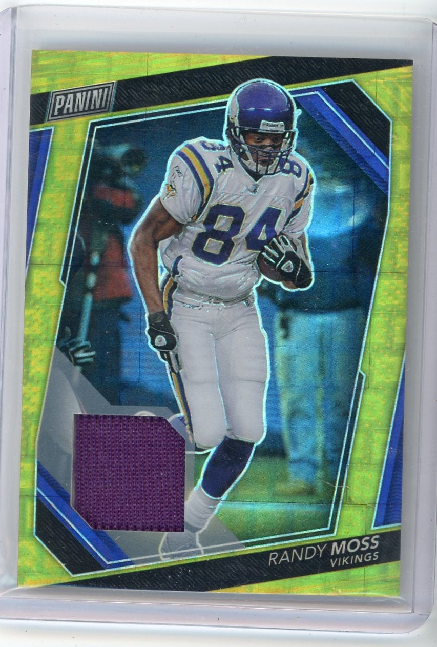 Randy Moss 2023 Panini VIP Patch #'d 09/10