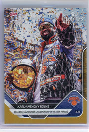 Karl-Anthony Towns 2026 Topps Now NBA Champions #'d 04/50