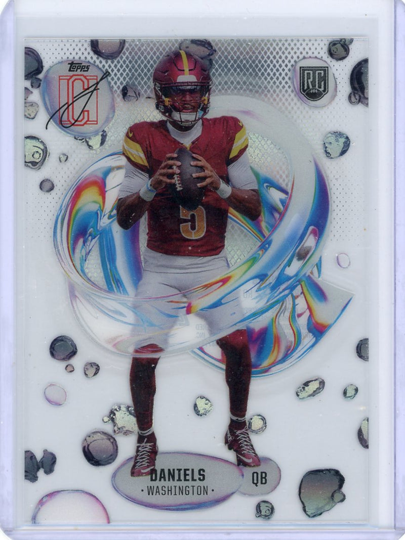 Jayden Daniels 2024 Topps Signature Class Fluidity rookie card