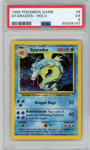 Gyarados Pokemon Base Set holo #5/102 PSA 5