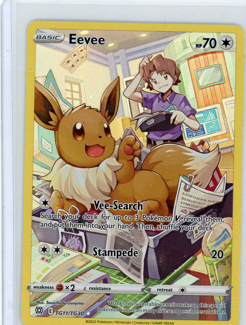 Eevee Pokémon Brilliant Stars Ultra Rare #TG11/TG30