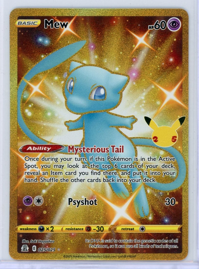 Mew Pokémon Celebrations Secret Rare #025/025 – Piece Of The Game