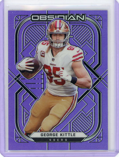 2022 Panini Prizm Christian McCaffrey Orange Refractor /249 - 1st 49ers  Uniform!