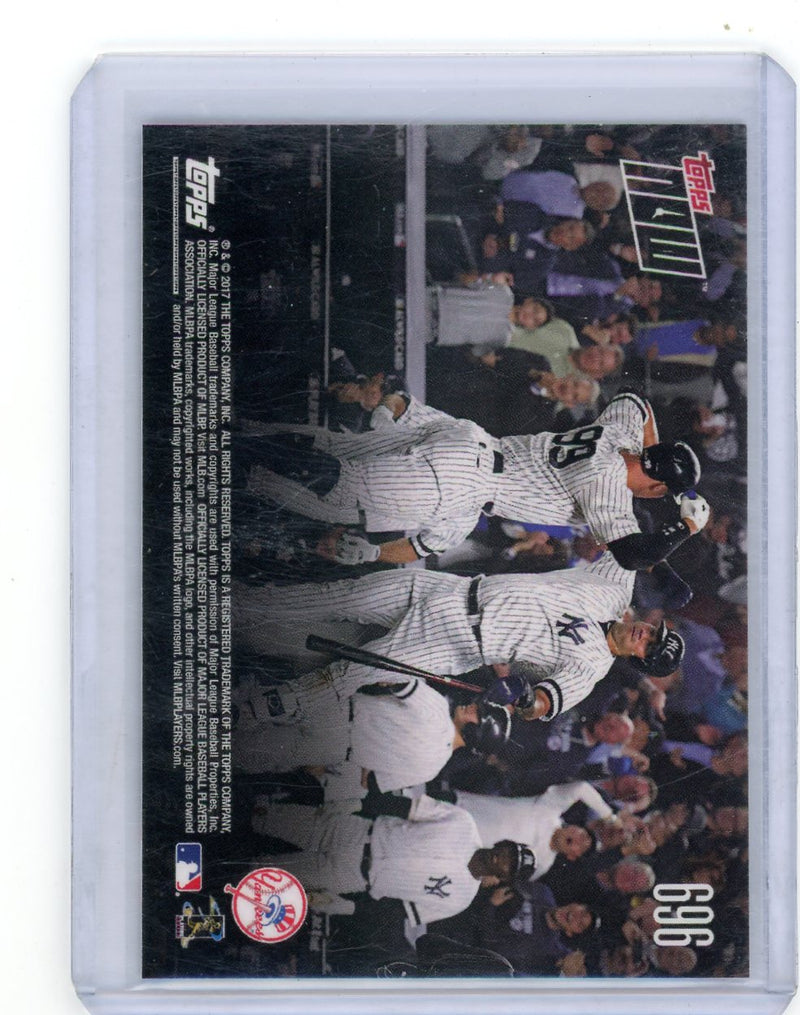 Aaron Judge 2017 Topps Now Wild Card 1st Career Postseason HR Rookie 