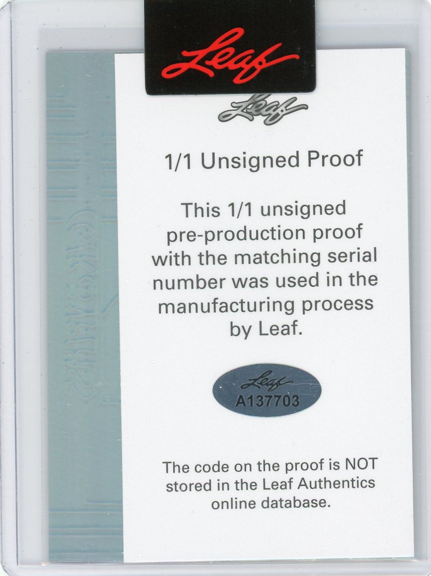 Mindy Cohn 2023 Leaf Pop Century Growing Up Graphs #'d 1/1 Unsigned Pre-Production Proof