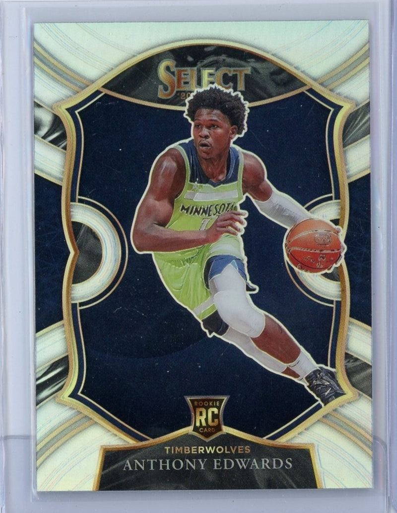 Anthony Edwards 2020-21 Select Silver Concourse RC 