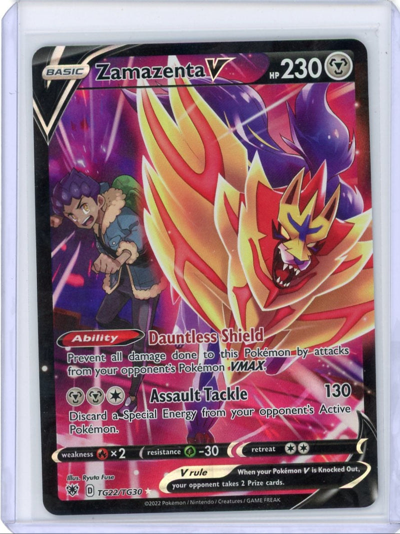 Zamazenta V Pokémon Astral Radiance Trainer Gallery Full-Art 
