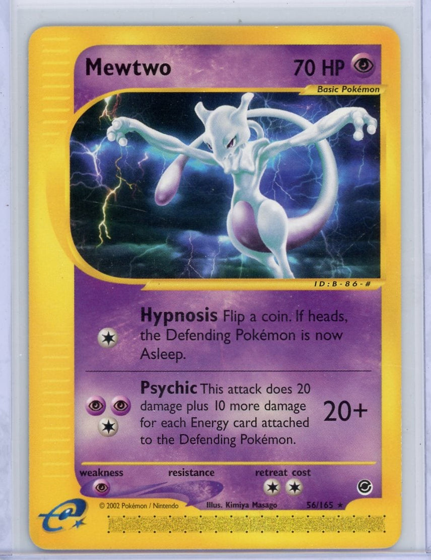 Mewtwo Pokémon Expedition Non-Holo Rare #56/165