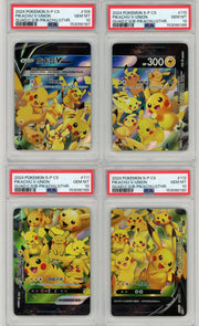Pikachu V-Union 2024 Pokemon Promo #109/s-p PSA 10 Sequential Certification