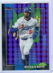 Mookie Betts 2026 Topps Finest Purple Geometric #'d 57/75