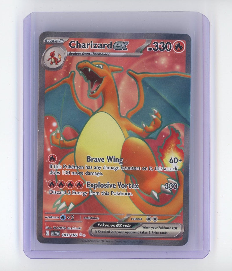 Charizard EX Pokémon 151 Full Art 