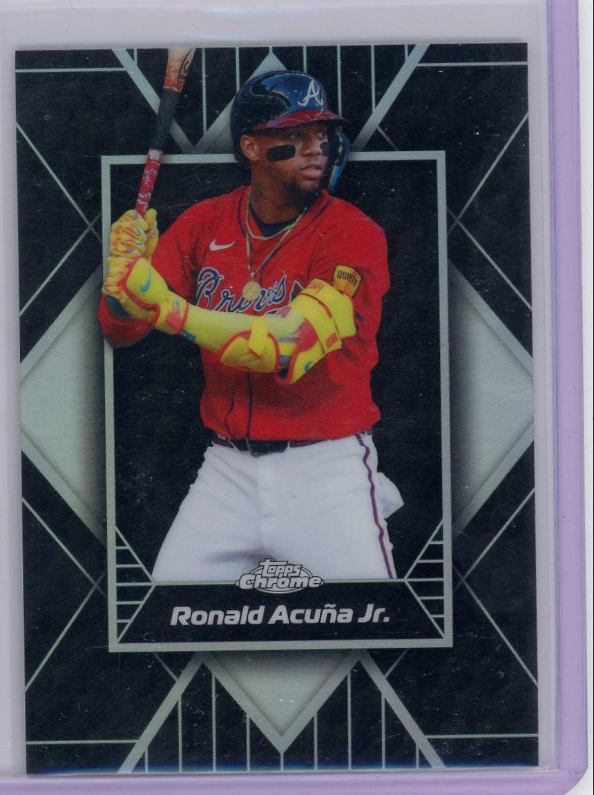 Ronald Acuna Jr. Topps Chrome Shadow Etch
