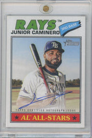 Junior Caminero 2026 Topps Heritage autograph