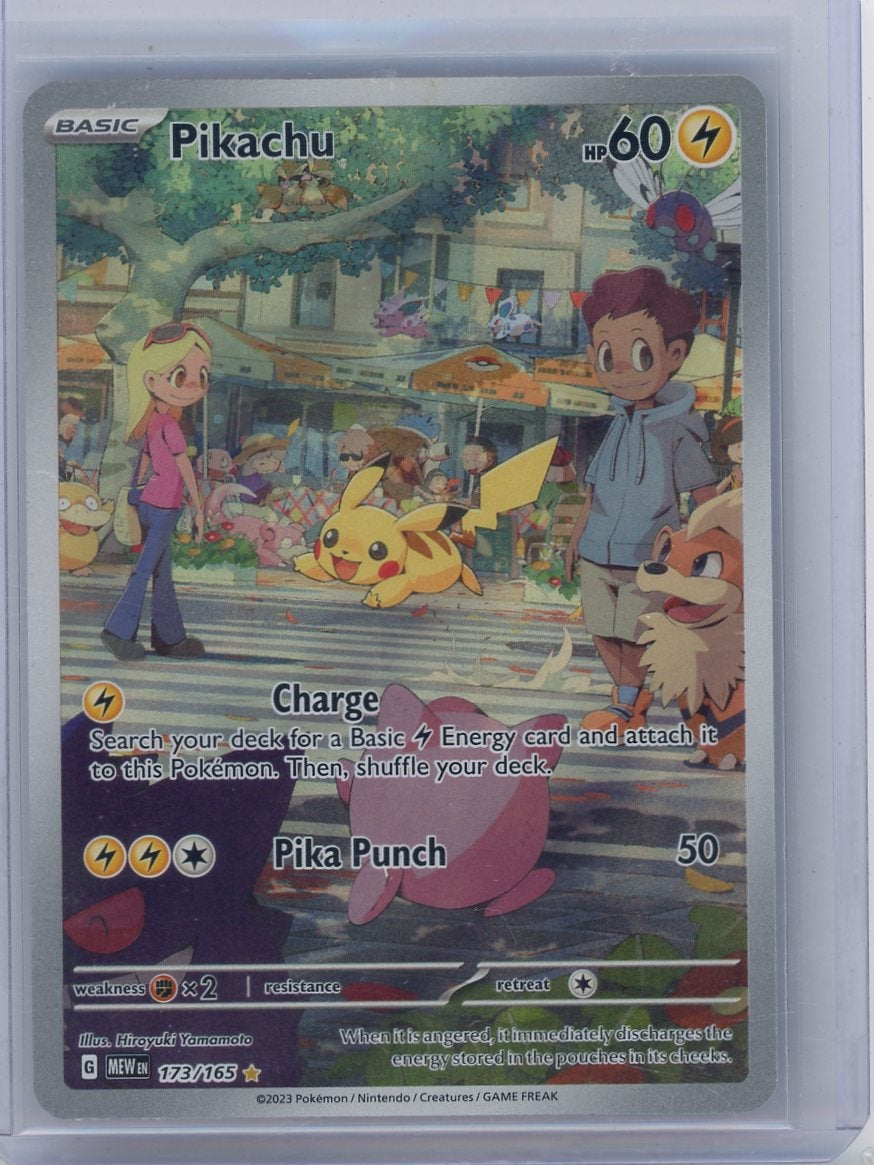 Pikachu Pokemon 151 Illustration rare #173/165