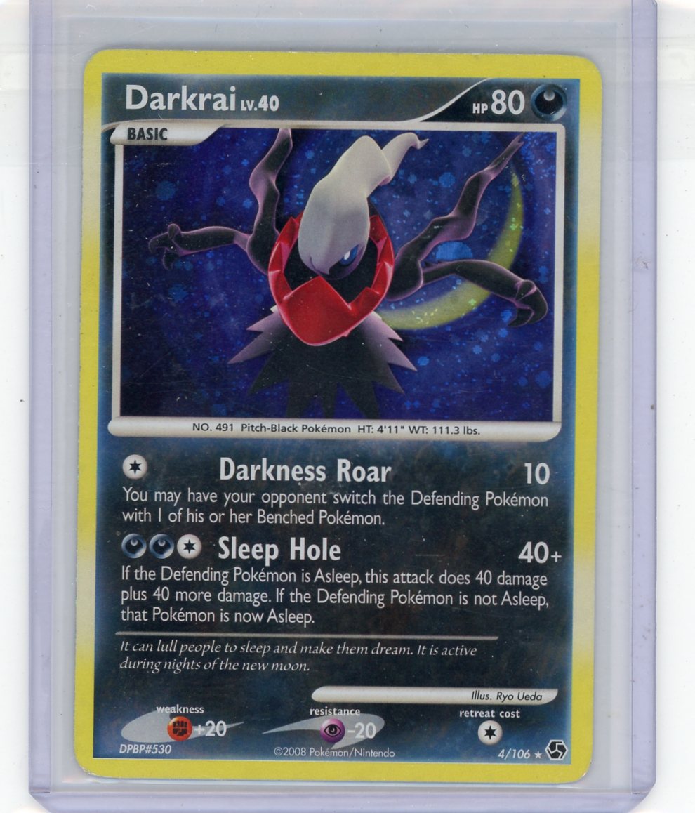 Darkrai Lv. 40 2008 Pokémon Great Encounters holo #4/106