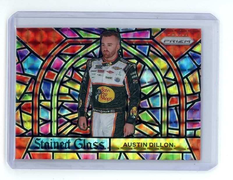 Austin Dilllon 2021 Panini Prizm Racing Stained Glass