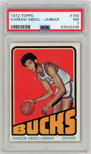 Kareem Abdul-Jabbar 1972 Topps #100 PSA 7