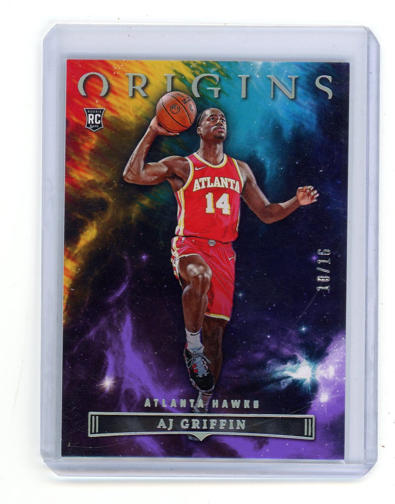 AJ Griffin 2022-23 Panini Origins Basketball Base Purple FOTL /16 RC