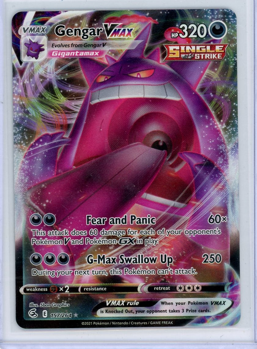 Gengar Vmax Pokémon Fusion Strike Ultra Rare #157/264