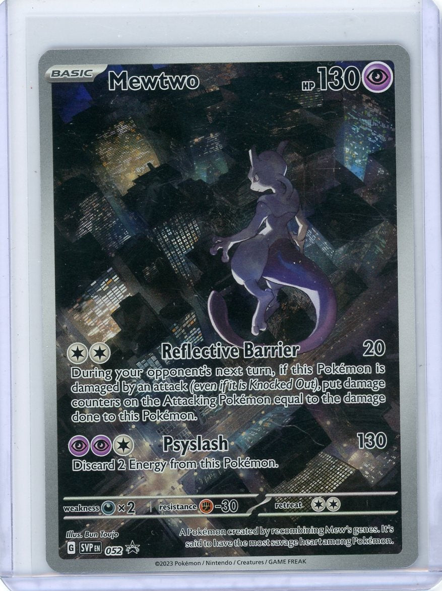 Mewtwo Pokémon Scarlet & Violet Black Star Promo #052