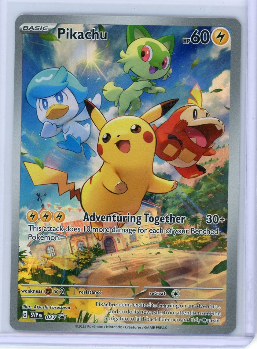 Pikachu Pokémon Black Star Promo #027