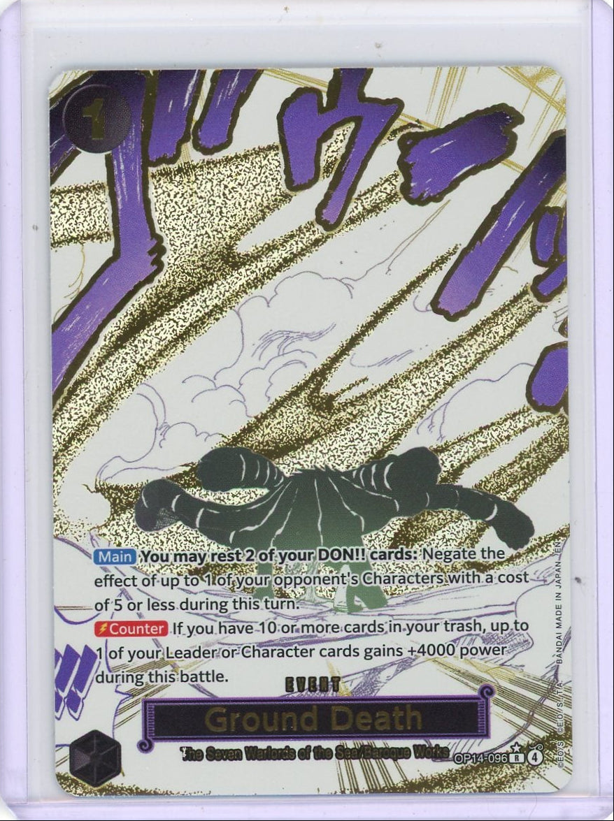 Ground Death One Piece The Azure Sea's Seven #OP14-096