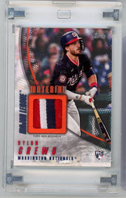 Dylan Crews 2025 Topps Series 2 Major League Material 4-color relic rc #'d 25/25