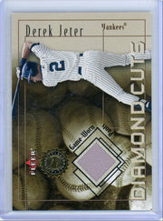 Derek Jeter 2001 Fleer Diamond Cuts Game Used Relic